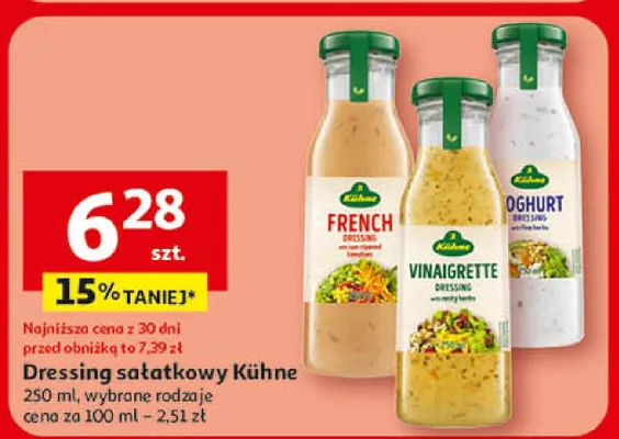 Dressing sałatkowy promocja w Auchan