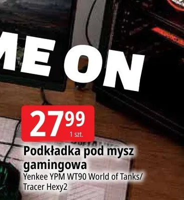 Podkładka pod mysz gamingowa Tracer Hexy2 promocja w Leclerc