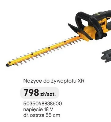 Nożyce do żywopłotu XR promocja w Castorama