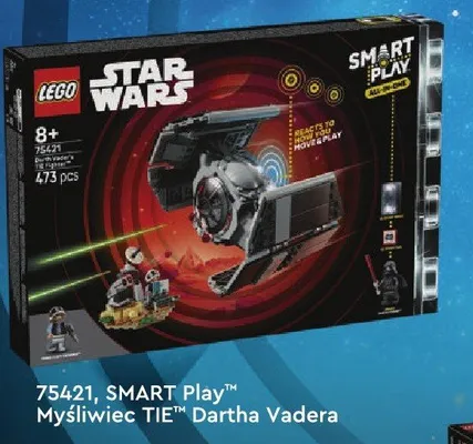 Klocki SMART Play Myśliwiec TIE Dartha Vadera 75421 promocja w Empik
