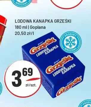 Lodowa Kanapka Grześki Goplana promocja w Sedal