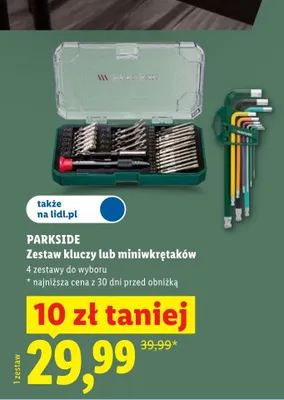 Zestaw kluczy Parkside promocja w Lidl