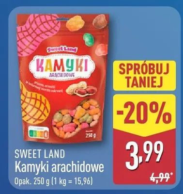 Kamyki arachidowe promocja w Aldi