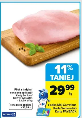 Filet z indyka promocja w Carrefour Market