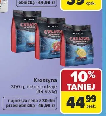 Kreatyna Activlab promocja w Carrefour