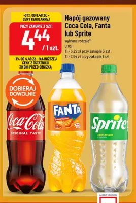 Napój gazowany Coca-Cola Original Taste promocja w POLOmarket