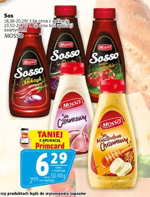 Sos Mosso promocja w Prim Market