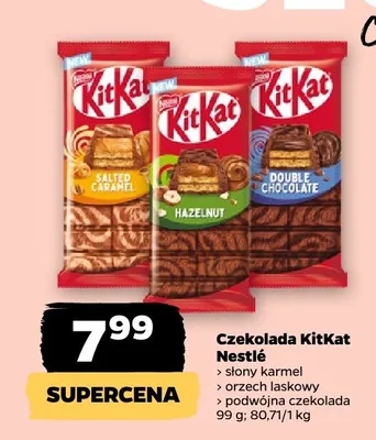 Czekolada KitKat podwójna czekolada promocja w Netto