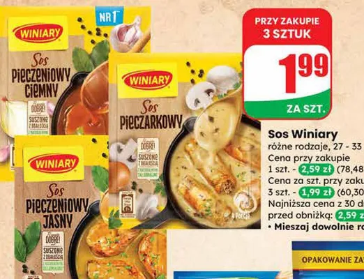 Sos różne rodzaje promocja w Dino