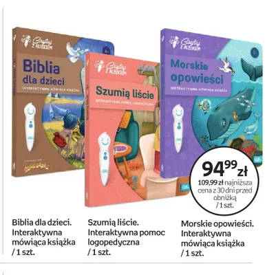 Szumią liście interaktywna pomoc logopedyczna Czytaj z Albikiem promocja w Empik