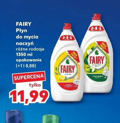 Płyn do mycia naczyń Fairy promocja w Kaufland