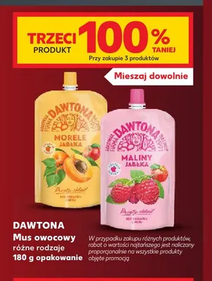 Mus owocowy Morele Jabłka Dawtona promocja w Kaufland