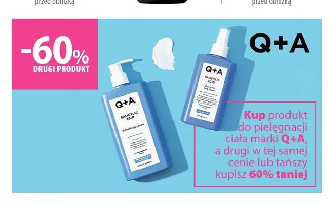 Lotion do ciała Q+A Salicylic Acid Smoothing Lotion promocja w Hebe