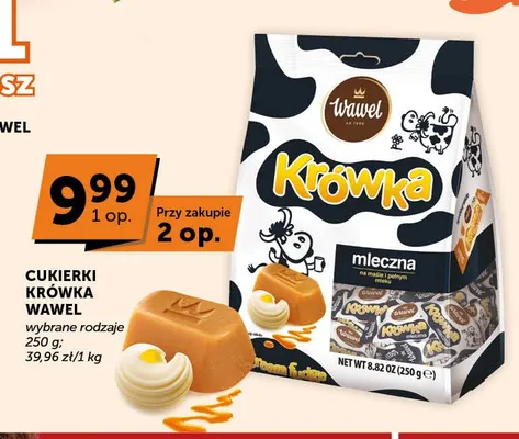 Cukierki Krówka Wawel mleczna promocja w Euro Sklep