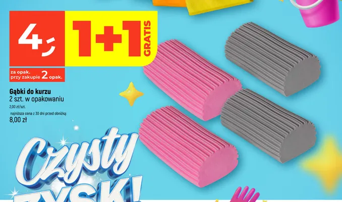 Gąbki do kurzu 2-pak promocja w Dealz