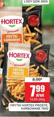 Frytki karbowane Hortex promocja w Bingo