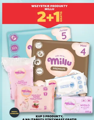 Wszystkie produkty 2+1 GRATIS promocja w Netto