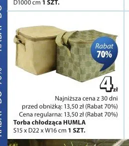 Torba chłodząca HUMLA promocja w Jysk