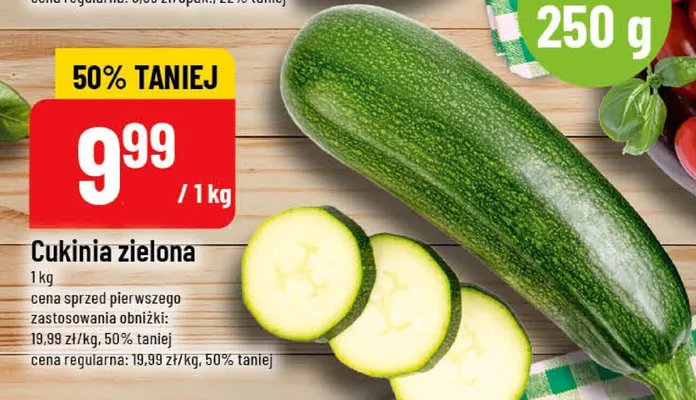 Cukinia zielona promocja w POLOmarket