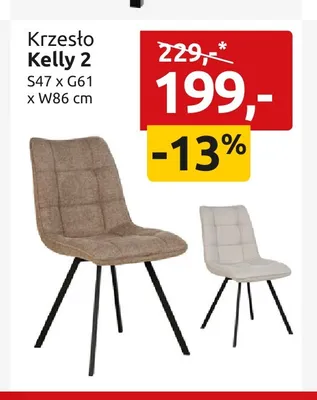 Krzesło Kelly 2 promocja w Black Red White