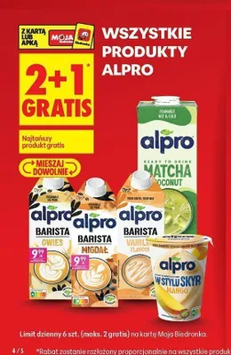 Napój Alpro Matcha Coconut promocja w Biedronka