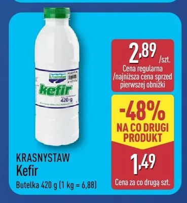 Kefir Krasnystaw promocja w Aldi