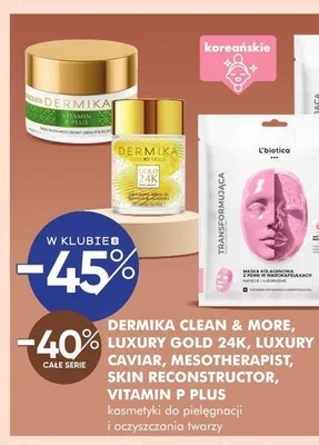 Kosmetyki do pielęgnacji i oczyszczania twarzy DERMIKA Skin Reconstructor promocja w Super-Pharm