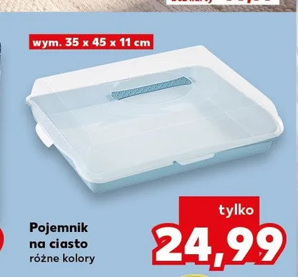 Pojemnik na ciasto promocja w Kaufland