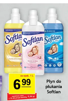 Płyn do płukania Softlan Weich & Mild promocja w Gram Market