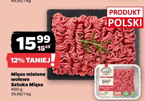 Mięso mielone wołowe promocja w Netto