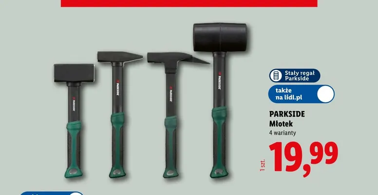 Młotek Parkside promocja w Lidl