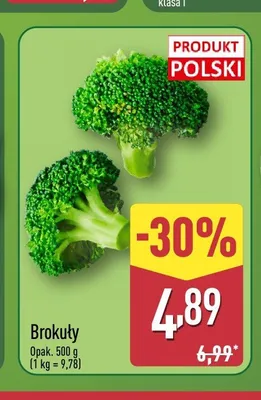 Brokuły polskie promocja w Aldi