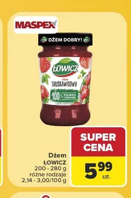 Dżem Łowicz promocja w Carrefour