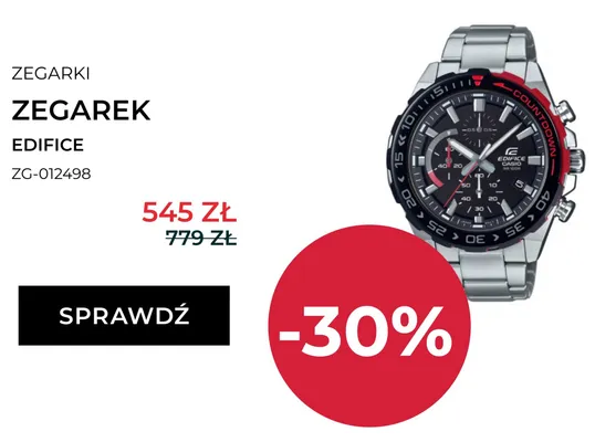Zegarek Edifice ZG-012498 promocja w Briju