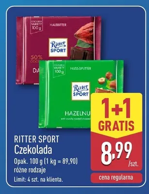 Czekolada opak. 100 g różne rodzaje promocja w Aldi