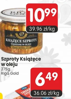 Szproty Książęce w oleju promocja w Market Point