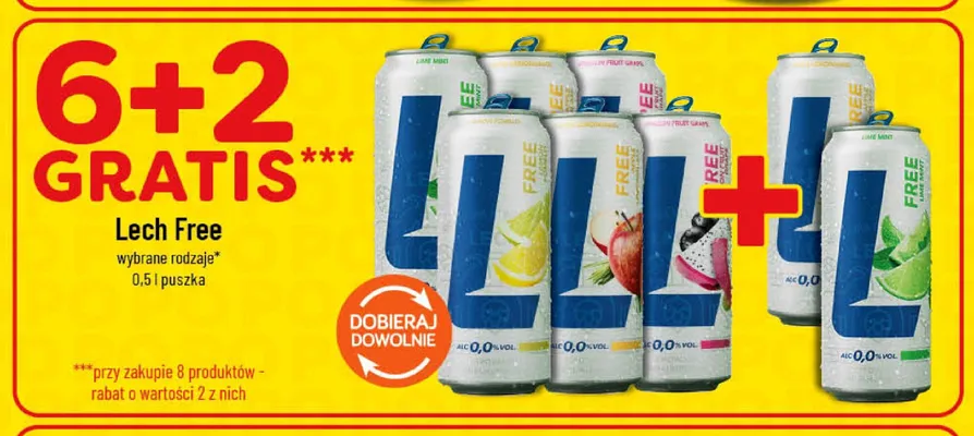 Piwo bezalkoholowe Lech Free Classic promocja w POLOmarket