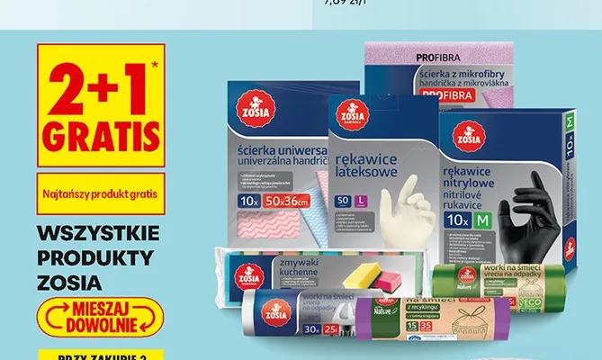Worki na śmieci Zosia 25-pak 30 l promocja w Biedronka