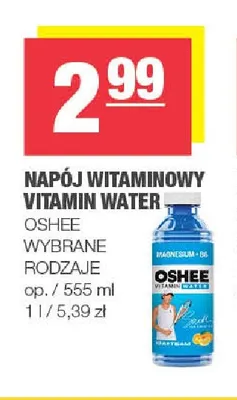 Napój witaminowy Vitamin Water Oshee promocja w SPAR