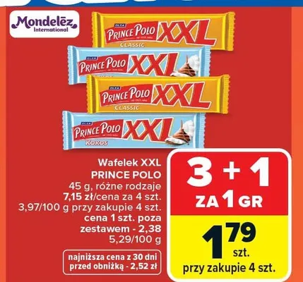 Wafelek XXL promocja w Carrefour Market
