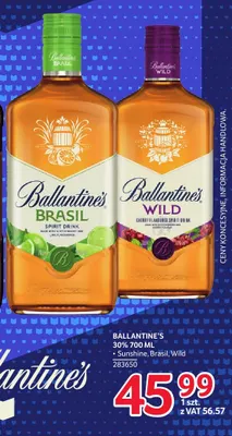 Ballantine's Sunshine 30% promocja w Selgros