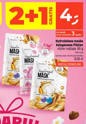 Hydrożelowa maska kolagenowa Pilaten promocja w Dealz