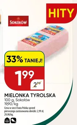 Mielonka tyrolska promocja w Chata Polska