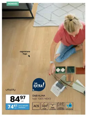 Panele podłogowe Vitality Dąb Alma promocja w Komfort