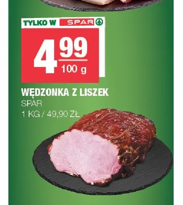 Wędzonka z liszek SPAR promocja w SPAR