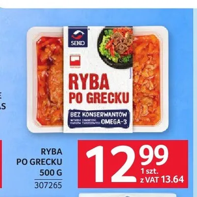 Ryba po grecku Seko promocja w Selgros