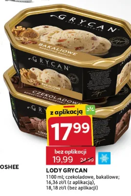 Lody Grycan bakaliowe promocja w Stokrotka