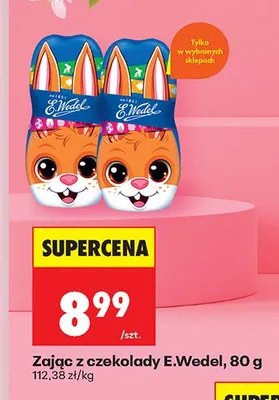 Zajac z czekolady promocja w Biedronka