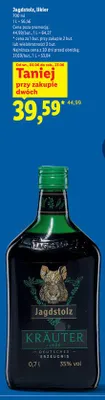 Likier Jagdstolz promocja w Lidl
