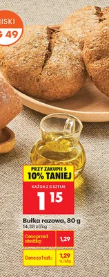 Bułka razowa promocja w Biedronka